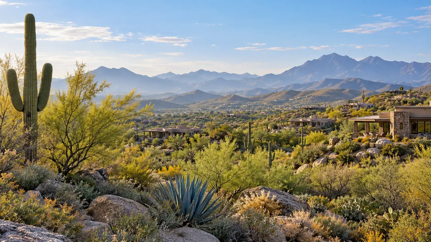 Fountain Hills desert and mountain views